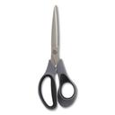 Tru Red Non-Stick Titanium-Coated Scissors with Gray/Black Straight Handle and Gun-Metal Gray Blades, 8 inch Long