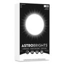 Astrobrights Bright White Color Cardstock, 65 Pound Cover Weight -- 125 per pack