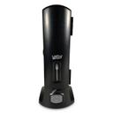 WeGo Plastic Black Cutlery Dispenser, 10.22 x 12 1/2 x 23 3/4 inch