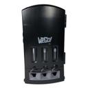 WeGo Plastic Black Cutlery Dispenser, 13.39 x 15.75 x 23.62 inch
