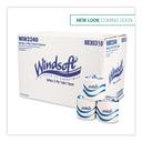 Windsoft White 2-Ply Septic Safe Bath Tissue, 4 x 3.75 inch - 500 sheets per roll -- 96 rolls per case