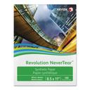 Xerox Revolution Nevertear 5 mil Smooth White Paper, 11 x 17 inch - 100 count per pack -- 1 pack per case