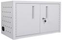 Luxor Gray 16 Tablet Wall / Desk Charging Station, 25 x 13 x 14.5 inch Height
