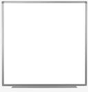 Luxor Black Wall Mounted Magnetic Whiteboard, 48 x 48 inch Height