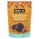 Organic Dark Chocolate Date Truffles