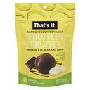 Organic Dark Chocolate Banana Truffles