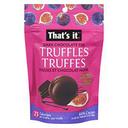 Organic Dark Chocolate Fig Truffles