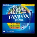 Pearl Regular/Super/Super Plus Absorbency Unscented Trio Pack Tampons with LeakGuard Braid