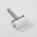 American Metalcraft Plastic Heavy Duty Full-Size Roller Docker with Aluminum Handle, 5 1/2 inch wide x 8 3/4 inch Length
