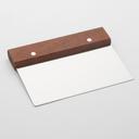 American Metalcraft Dough Cutter/Scraper with Wood Handle 4.5 inch Length