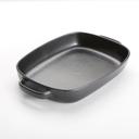 American Metalcraft Porcelain Black Matte Finish Casserole, 64 Ounce