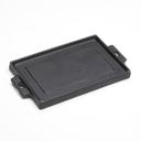 American Metalcraft Rectangular Mini Cast Iron Griddle with Handle, 8-1/4 inch Length x 5-3/4 inch Width x 3/4 inch Height, 9-1/2 inch Length