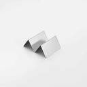 American Metalcraft Stainless Steel One Compartment Taco Holder, 4 x 4 x 2 inch