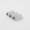 American Metalcraft Stainless Steel Two or Three Compartment Mini Taco Holder, 8 x 2 x 2 inch