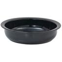 Black Porcelain Food Pan, 3.8 Liter Capacity