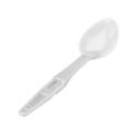 Cambro White Camwear Solid Serving Spoon, 13 1/8 x 2 7/8 inch -- 12 per case.