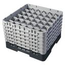 Cambro Camrack Polypropylene Black Full Size 36 Compartment Glass Rack, 11 3/4 inch -- 2 per case.