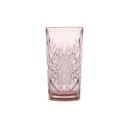Storytellers Blush Glass Hobstar Cooler Tumbler