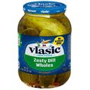 Vlasic Whole Zesty Dills Pickles, 46 Ounce -- 6 per case.