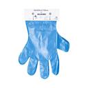 Handgards Quickserve Poly Blue One Size Fits All Disposable Glove -- 1000 per case.