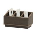 Vista Collection Mocha Three Section Flatware Organizer