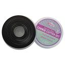 Winco Stainless Steel Fluted Round 11 Piece Cookie Cutter Set, 1 3/8 to 4 inch Dia x 2 inch Height -- 12 set per case.