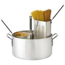 Thermalloy Aluminum Standard Weight Pasta Cooker with 4 Inserts