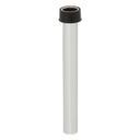 Brass Nickel-Plated Overflow Tube with Neoprene Stopper