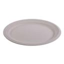 Disposable White Oval Molded Fiber Plate
