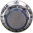 OFF-HI-8-2 Grey and Silver Tstat Dial for Wells Part Number 2R-40315