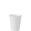 White Single-Sided Poly Paper Hot Cup