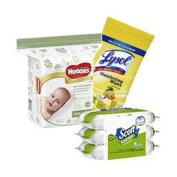 Contains 323 Cleaning Wipes products