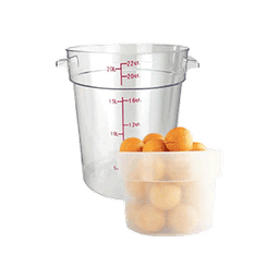 Contains 2 Round Food Storage products
