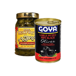Contains 20 Hispanic Pickle & Olive products