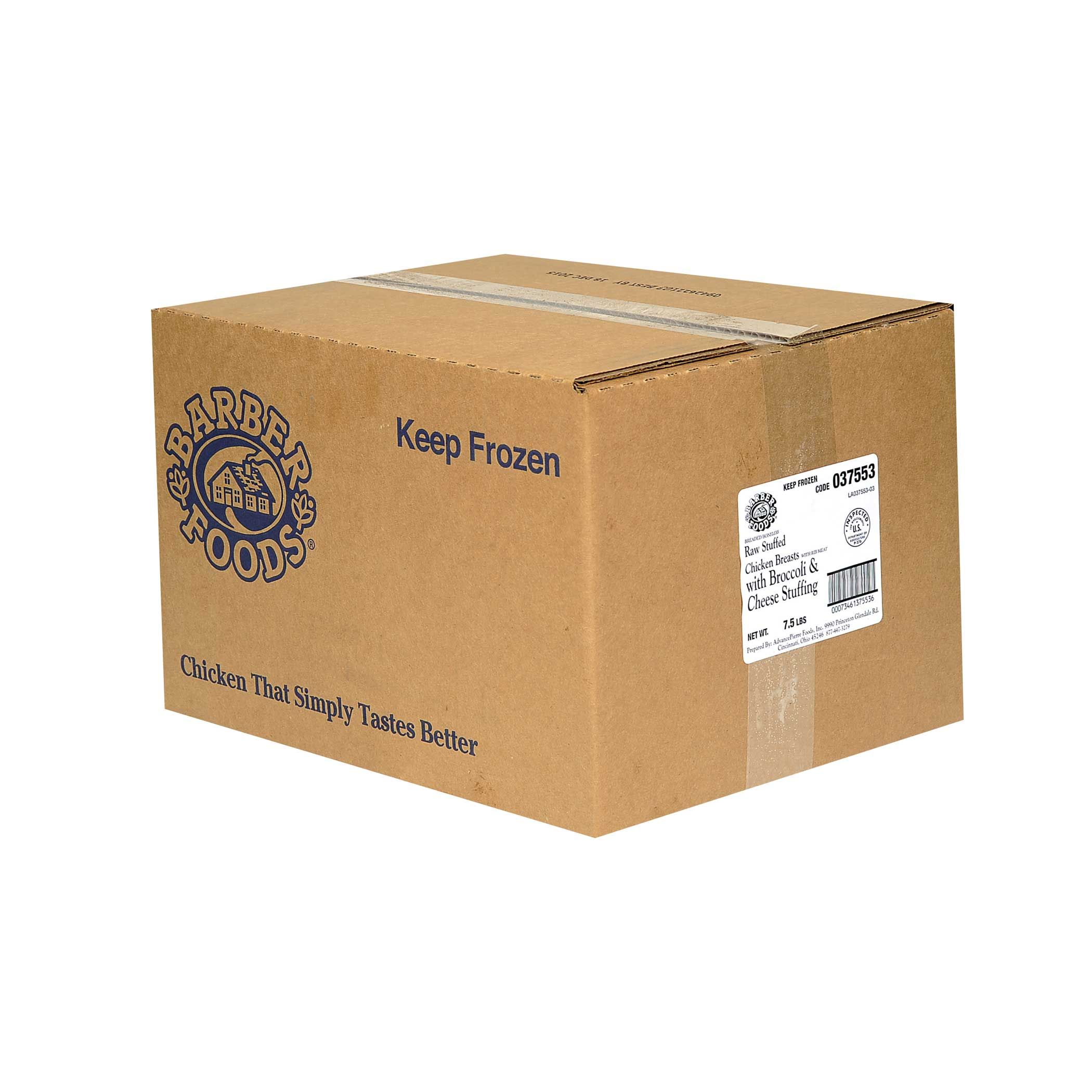 Barber Foods Broccoli And Cheese Stuffed Chicken Breast, 30 Ounce -- 4 Per Case