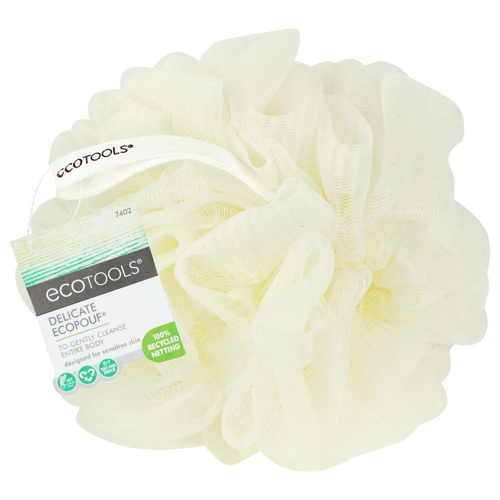 Ecotools Delicate Eco Pouf Bath Sponge -- 6 Per Case