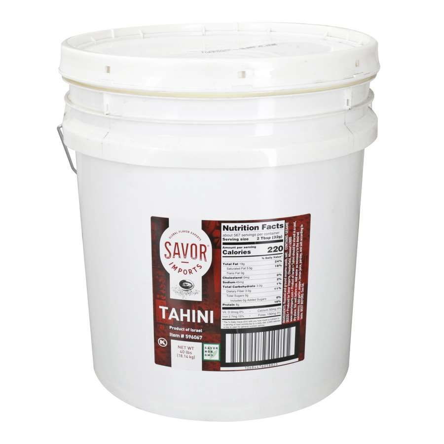 Savor Imports Tahini Paste, 40 Pound