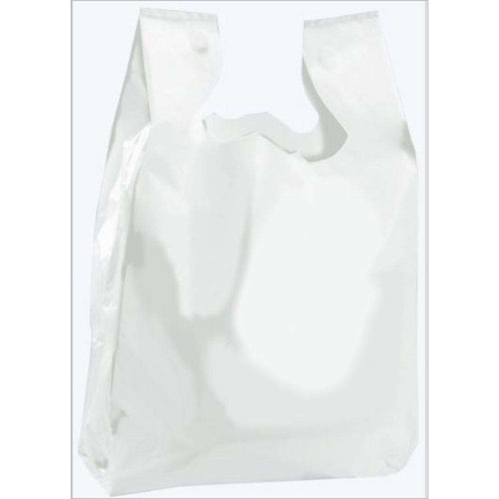 Command Packaging 15 X 7 X 26 Inch Plastic Plain Stock White T Shirt Bag, 1000 Count