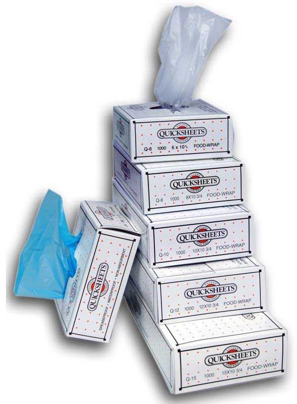 Pak-sher Plastic Sheet, 8 X 10.75 Inch -- 10000 Per Case