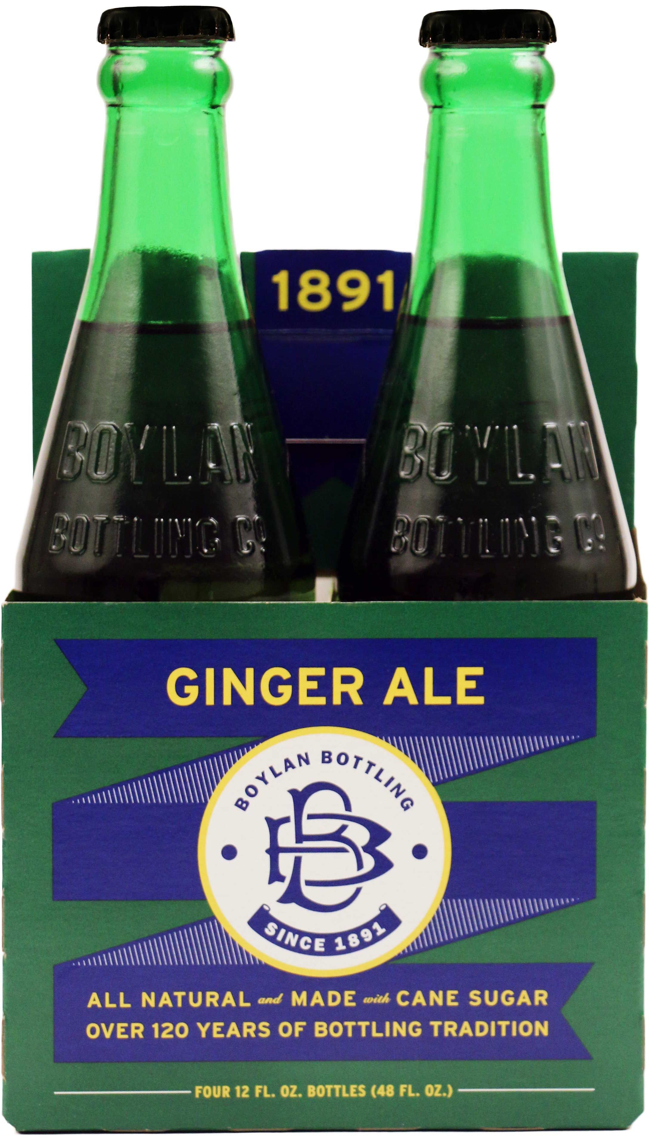 Boylan Bottling Ginger Ale Cane Sugar Soda, 12 Fluid Ounce -- 24 Per Case