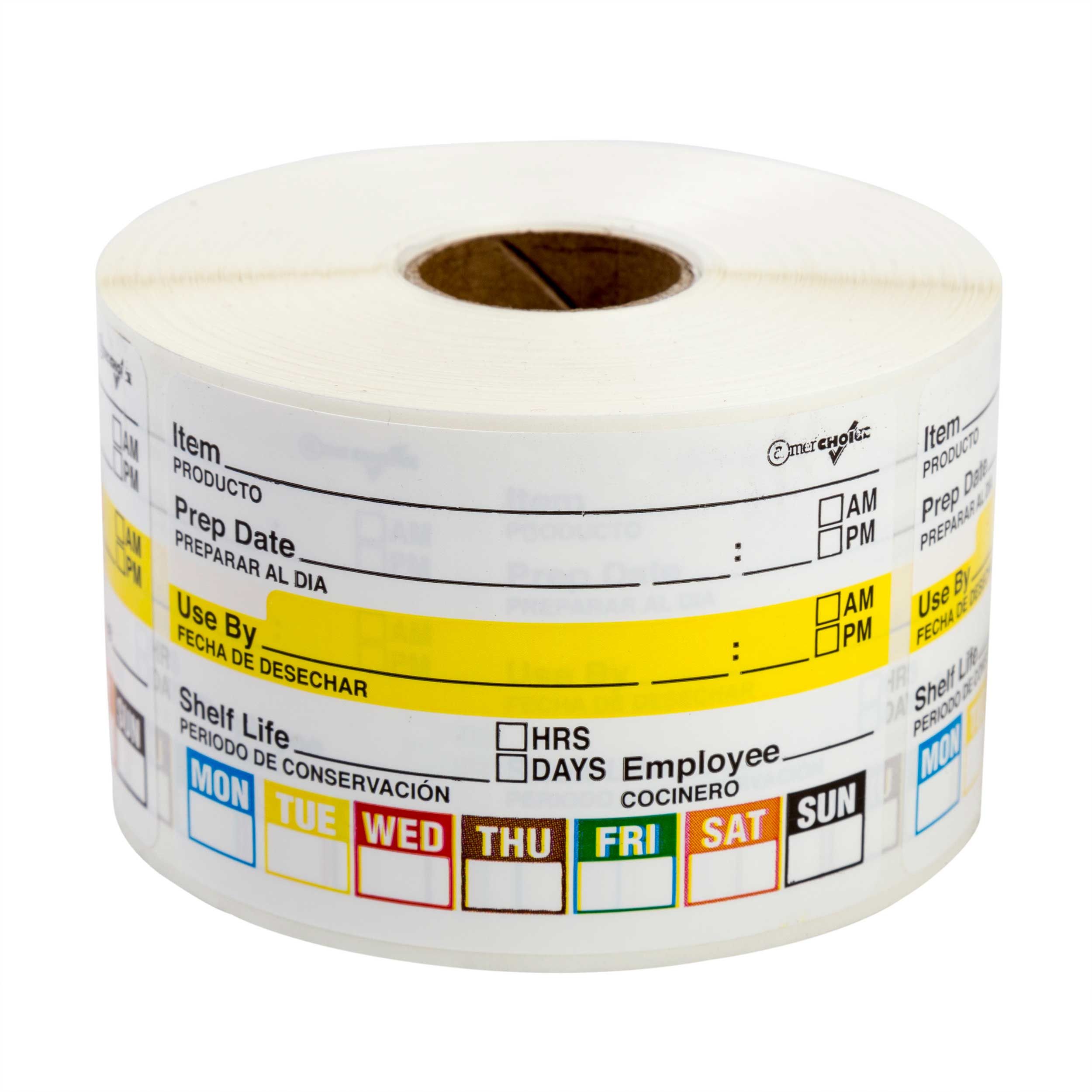 Amercare Rotation Food Label, 500 Count -- 24 Per Case