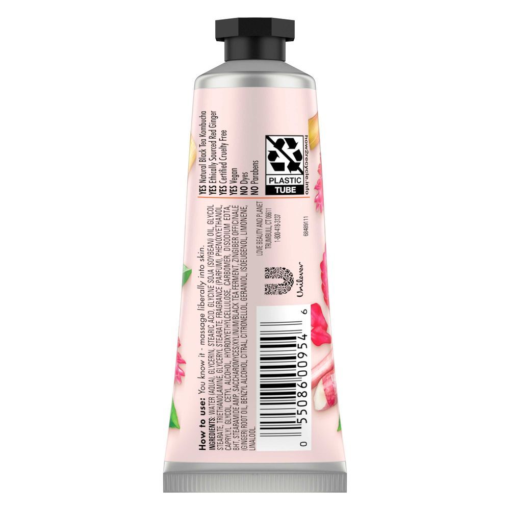 Love Beauty & Planet Black Tea Kombucha & Red Ginger Hand Lotion, 1 Ounce -- 24 Per Case