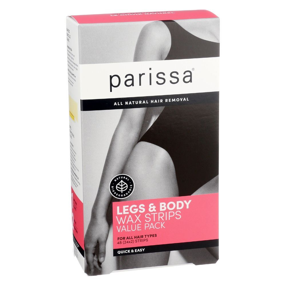 Parissa Quick And Easy Legs And Body Wax Strips, 48 Count
