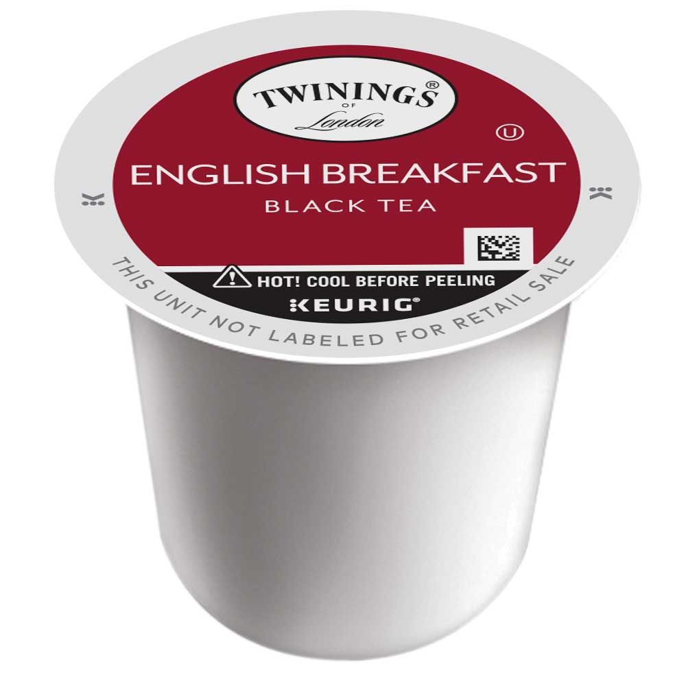 Twinings English Breakfast Black Tea K Cup Pods, 12 Count -- 6 Per Case