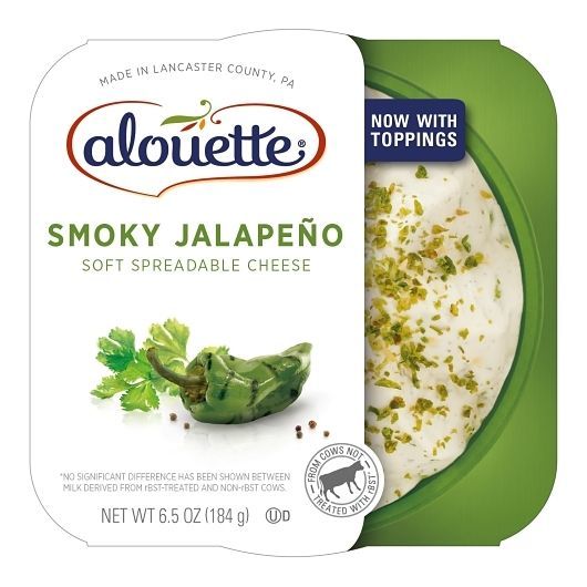 Alouette Smokey Jalapeno Spreadable Cheese, 6.5 Ounce -- 6 Per Case
