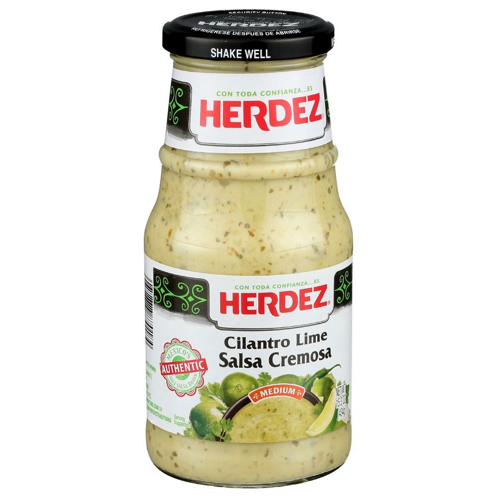 Herdez Medium Cilantro Lime Salsa Cremosa, 15.3 Ounce -- 6 Per Case