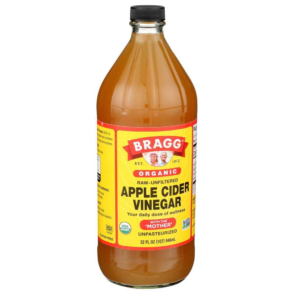 Bragg Organic Raw Apple Cider Vinegar, 32 Ounce -- 12 Per Case