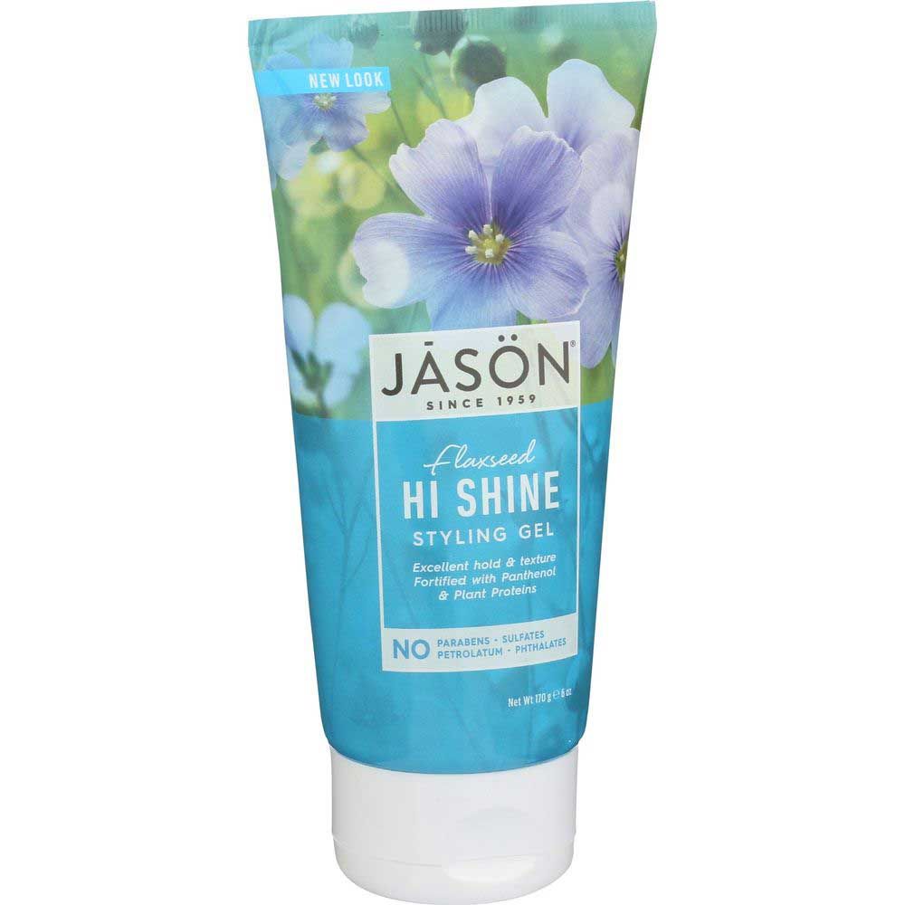 Jason Flaxseed Hi Shine Styling Gel, 6 Fluid Ounce -- 3 Per Case