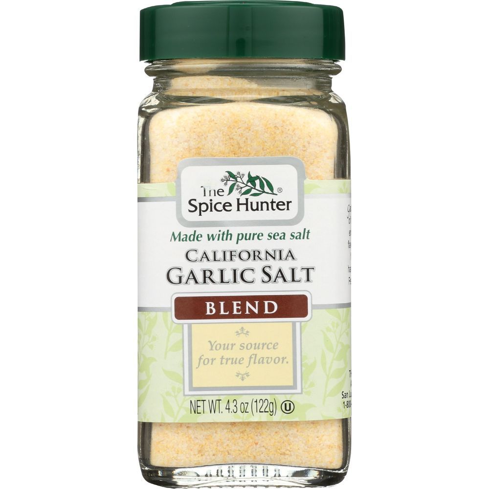 The Spice Hunter California Garlic Salt Blend, 4.3 Ounce -- 6 Per Case