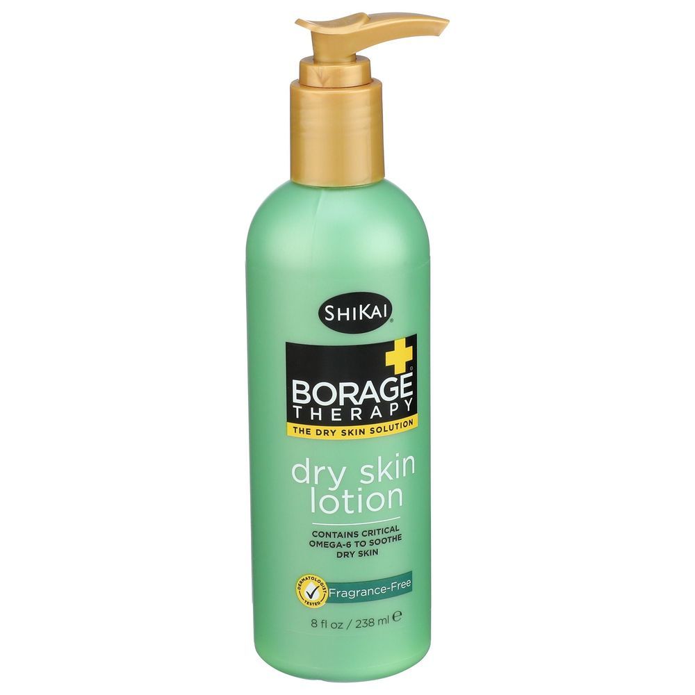 Shikai Borage Therapy Dry Skin Body Lotion, 8 Ounce
